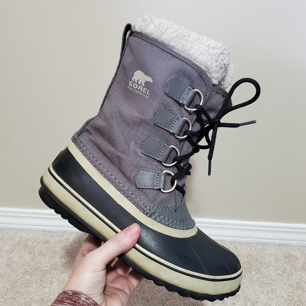 SOREL / 6.5 / Women's Carnival Lace-Up Canvas Waterproof Insulated Winter Boots